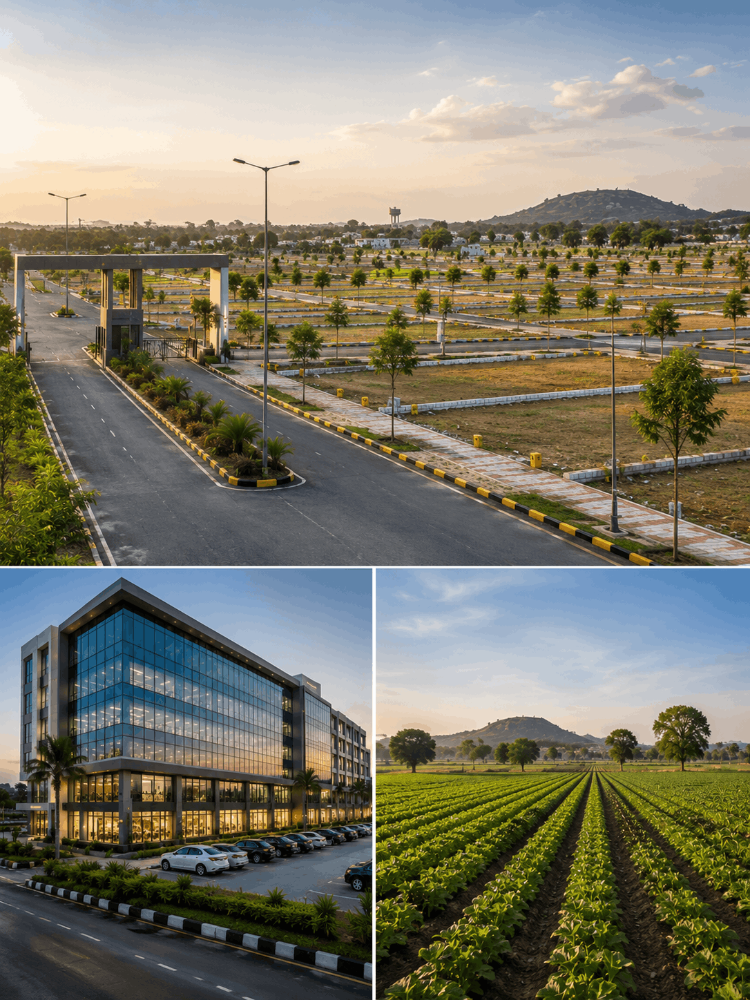 Green forest and nature representing sustainable development